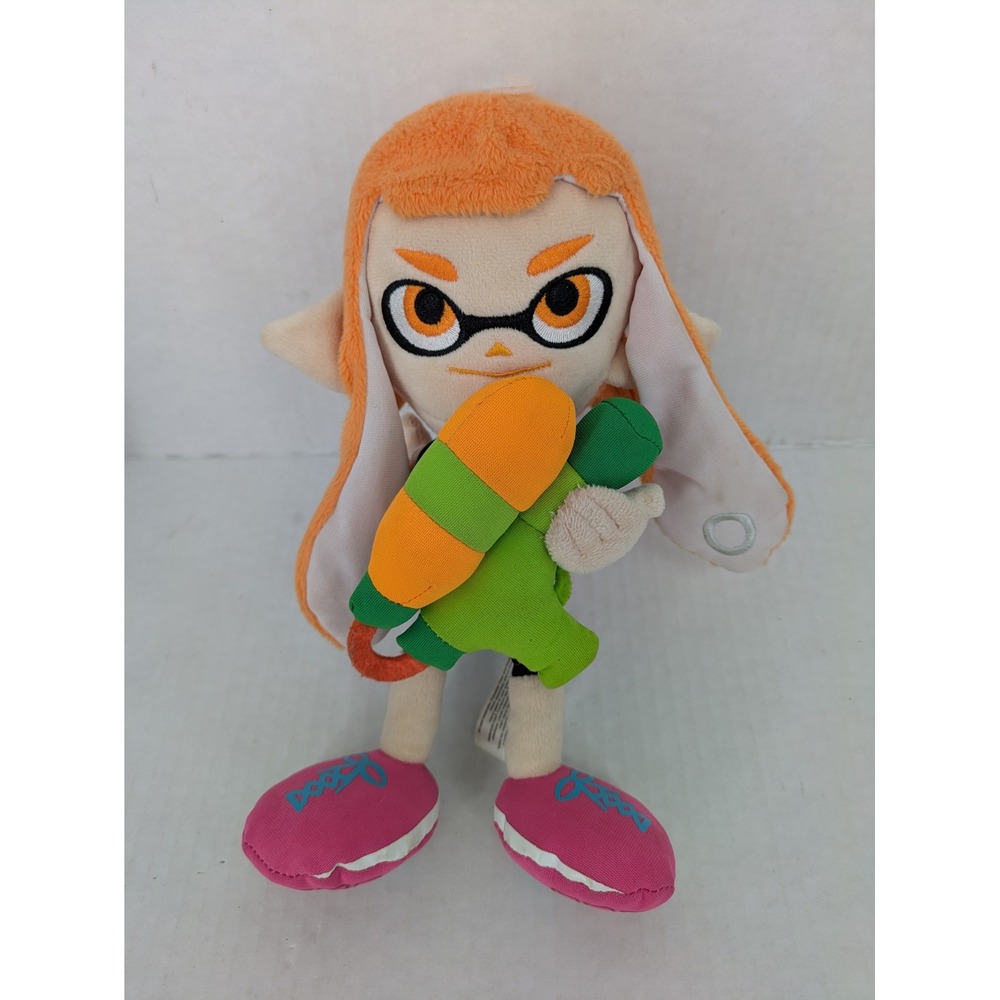 Splatoon Inkling Girl Plush 9" Nintendo SanEi Little Buddy Toy SP01 1467 Gamer